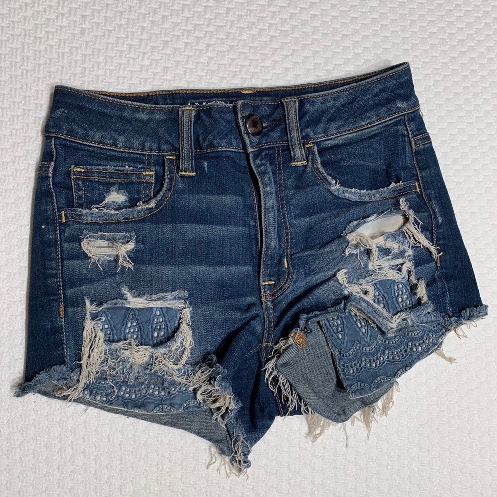 american eagle jean shorts